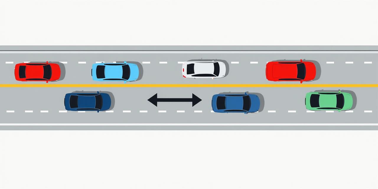 Infografik, die das korrekte Bilden einer Rettungsgasse auf der Autobahn zeigt.